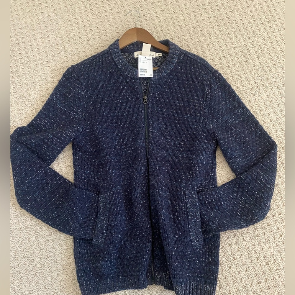 Men’s Brand new H&M zip up sweater size M